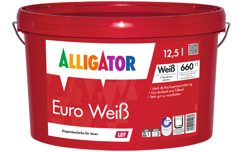Alligator Euro Weiss 2,5L Innenfarbe / Getnt im Farbton Piemont 3