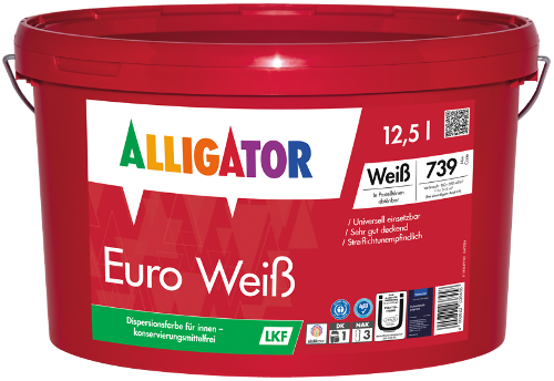 Alligator Euro Weiss 1,25L Innenfarbe / Getnt im Farbton A7.12.73 (ACC COLOR MAP)
