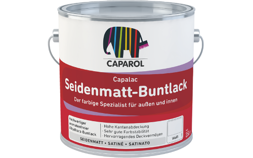 Caparol Capalac Seidenmatt-Buntlack 2,5L Lack / Getnt im Farbton Piemont 3