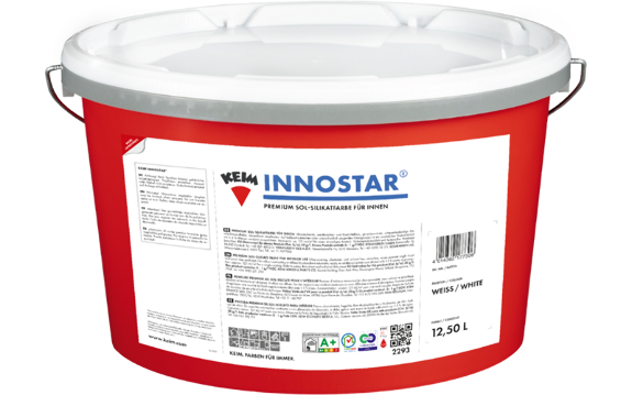 KEIM Innostar 12,5L Silikatfarbe f�r innen / Get�nt im Farbton Soja 30