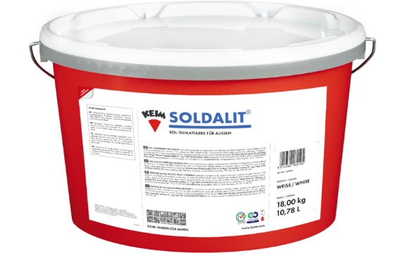KEIM Soldalit 2,5kg Silikat-Fassadenfarbe / Get�nt im Farbton Soja 30
