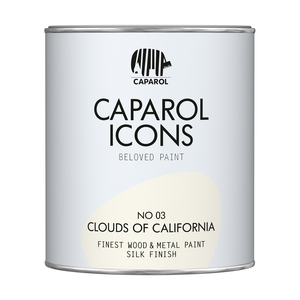 Caparol Icons - Finest Wood & Metal Paint - Silk Finish - Clouds Of California