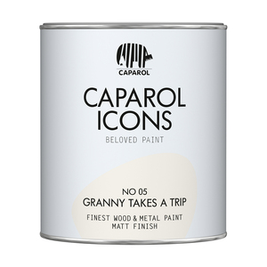 Caparol Icons - Finest Wood & Metal Paint - Matt Finish - Granny Takes A Trip