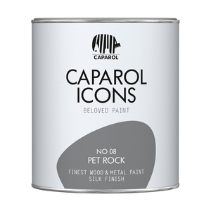 Caparol Icons - Finest Wood & Metal Paint - Silk Finish - Pet Rock