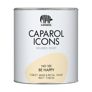 Caparol Icons - Finest Wood & Metal Paint - Matt Finish - Be Happy