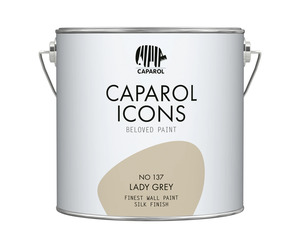 Caparol Icons - Finest Wall Paint - Silk Finish - Lady Grey