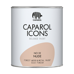 Caparol Icons - Finest Wood & Metal Paint - Silk Finish - Nude