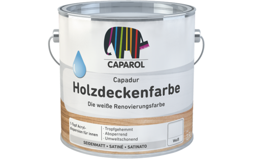 Caparol Capadur Holzdeckenfarbe 2,5l Wei