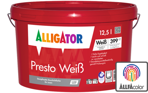 Alligator Presto Weiss 1,25L