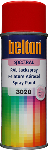 belton Lackspray RAL 3020 Verkehrsrot - 400ml Spraydose