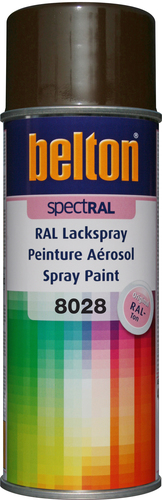 belton Lackspray RAL 8028 Terrabraun - 400ml Spraydose