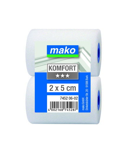 Mako Lackroller-Mini mako-poren superfein, KOMFORT, Ersatzwalze