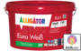 Alligator Euro Weiss 5L Innenfarbe / Get�nt im Farbton Str-putz Marone 14